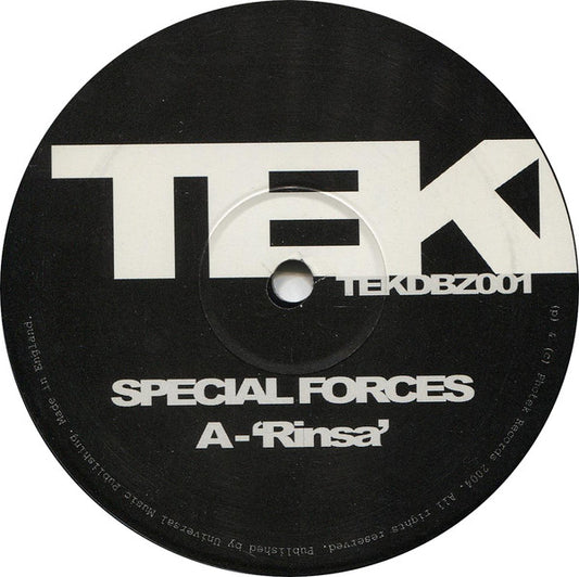 Special Forces - Rinsa / Babylon (VIP) | Very Good (VG) Very Good (VG) - DRUM & BASS / USED *VERY GOOD*
