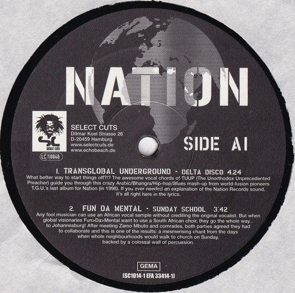 Various - Nation (VINYL 2x12") | USED Very Good Plus Plus (VG++) Very Good Plus (VG+) DRUM & BASS