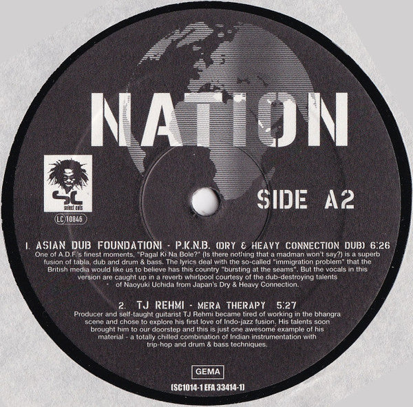 Various - Nation (VINYL 2x12") | USED Very Good Plus Plus (VG++) Very Good Plus (VG+) DRUM & BASS