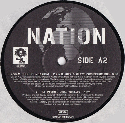 Various - Nation (VINYL 2x12") | USED Very Good Plus Plus (VG++) Very Good Plus (VG+) DRUM & BASS