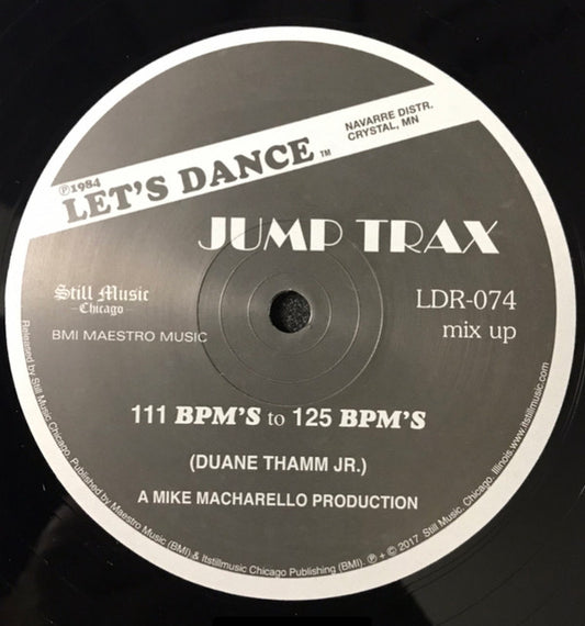 Duane Thamm Jr. Jump Trax Let's Dance, Still Music 12", RE Mint (M) Generic