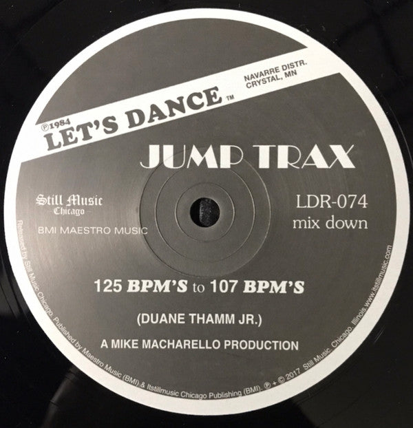 Duane Thamm Jr. Jump Trax Let's Dance, Still Music 12", RE Mint (M) Generic