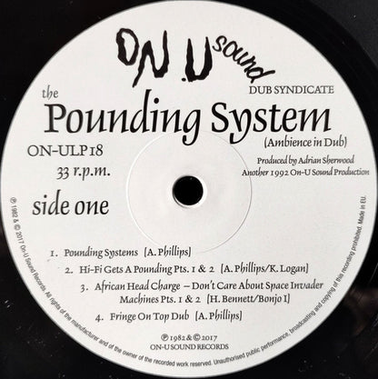 Dub Syndicate - The Pounding System (Ambience In Dub) | Mint (M) Mint (M) - REGGAE
