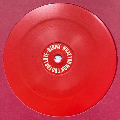 Unknown Artist - What You Won't Do For Love (DZRMX) (VINYL 12" DZLUV DZLUV-1 2025) | Mint (M) Mint (M) - DUBSTEP / NEW *UNSEALED*