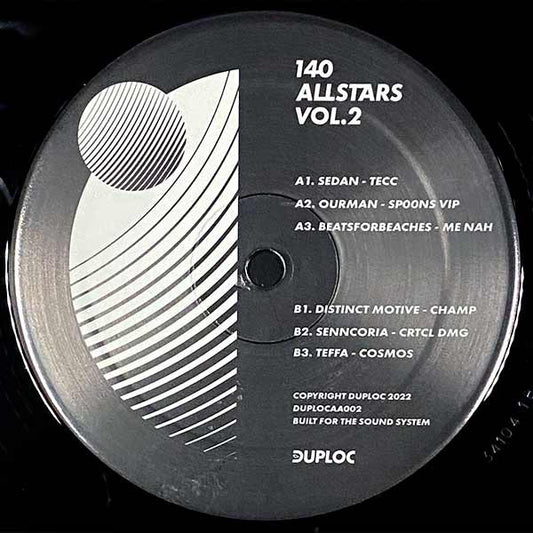 140 ALLSTARS Vol. 2 (VINYL) | Mint (M) Generic - DUBSTEP *NEW*