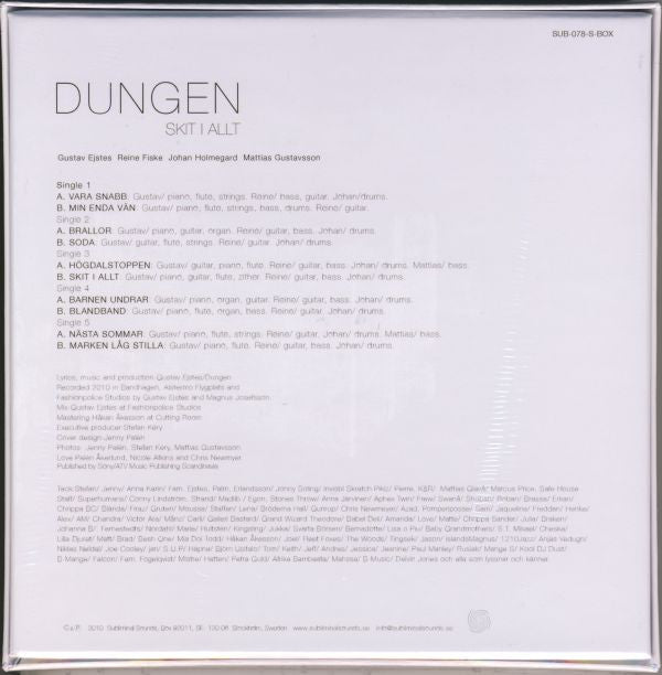 Dungen Skit I Allt - Instrumental Subliminal Sounds 5x7", Single, Ltd Mint (M) Mint (M)