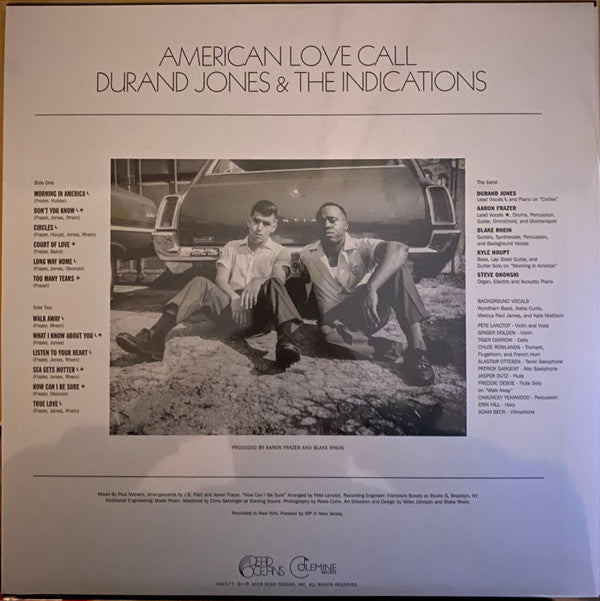 Durand Jones & The Indications American Love Call Dead Oceans, Colemine Records LP, Album Mint (M) Mint (M)