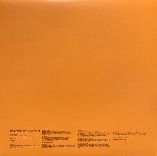 Contemporary Movement (SPLIT COLOR SPLATTER VINYL) | Mint (M) Mint (M) - ALT/INDIE *SEALED/COLOR*