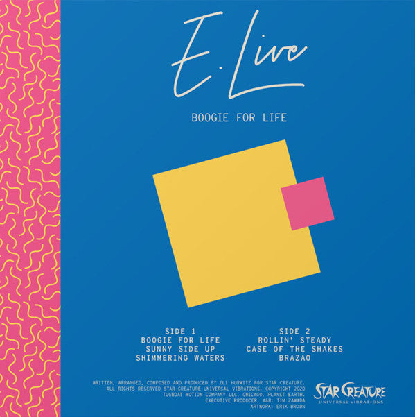 E. Live - Boogie For Life (VINYL LP) | NEW Mint (M) Mint (M) - DISCO *SEALED*