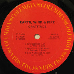 Earth, Wind & Fire Gratitude Columbia 2xLP, Album, Ter Very Good Plus (VG+) Very Good Plus (VG+)