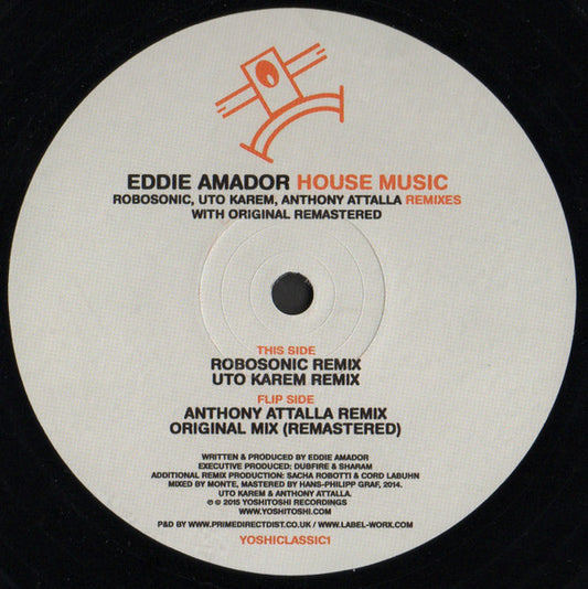 Eddie Amador House Music (Remixes) 12" Mint (M) Generic