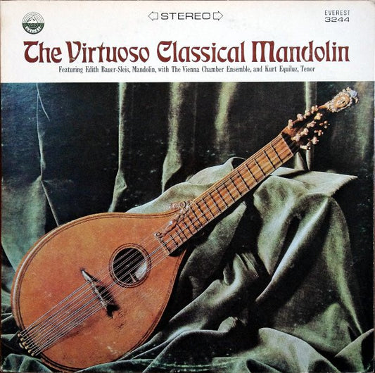 Edith Bauer-Slais With The Vienna Chamber Ensemble The Virtuoso Classical Mandolin Everest, Everest LP, Album Very Good Plus (VG+) Very Good Plus (VG+)