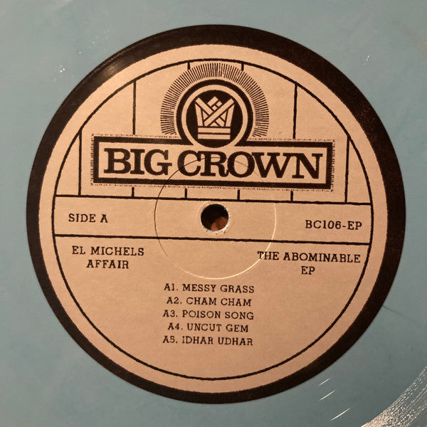 El Michels Affair The Abominable EP Big Crown Records, Big Crown Records LP, Album, EP, Ltd, Blu Mint (M) Mint (M)