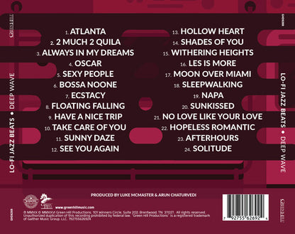Deep Wave - (PRESALE 6/5/26) Lo-Fi Jazz Beats (MANUFACTURED ON DEMAND CD) | Mint (M) Mint (M) - ELECTRONIC *NEW*