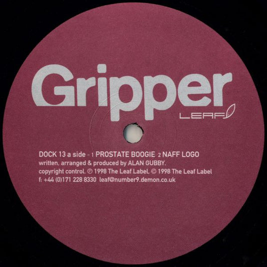Gripper - Prostate Boogie - 12" EP (Vinyl) | - ELECTRONIC *NEW*