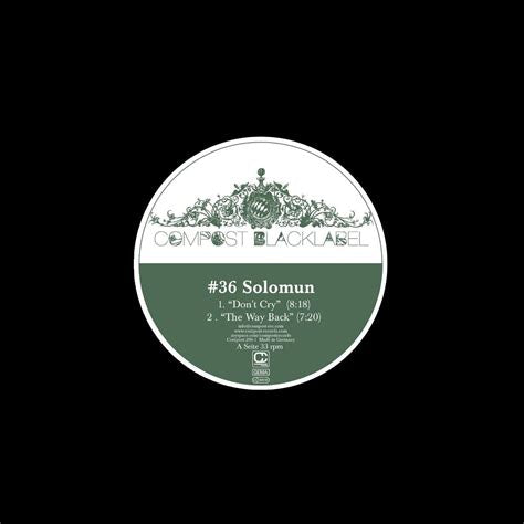 Solomun - (PRESALE 7/31/26) Compost Black Label #36 (12" VINYL) | Mint (M) Mint (M) - DOWNTEMPO *NEW*