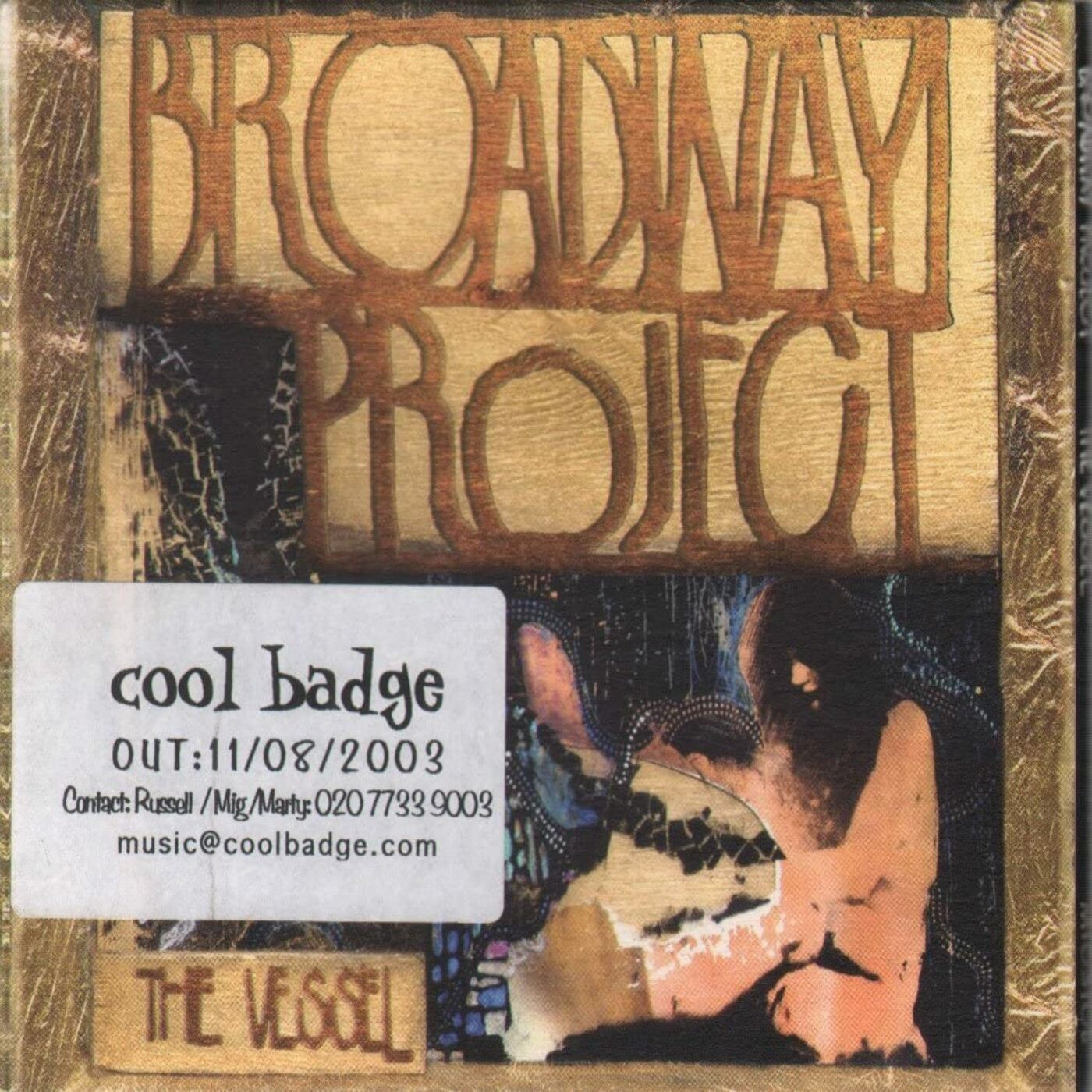 Broadway Project - The Vessel (CD) | Mint (M) Mint (M) - ELECTRONIC *NEW*