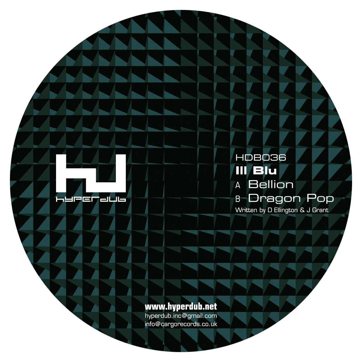 Ill Blu - Bellion/Dragon Pop 12" | - ELECTRONIC *NEW*