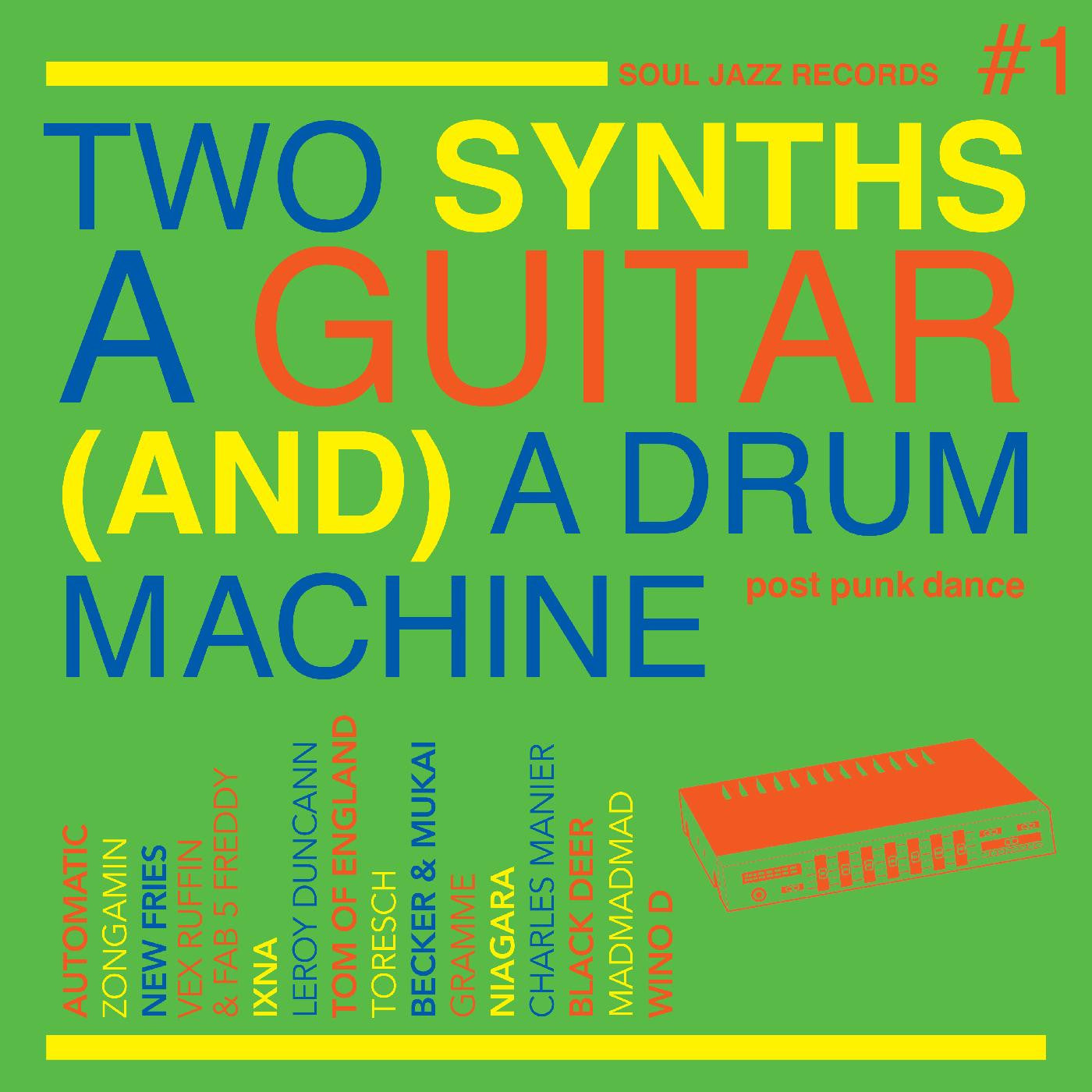 Soul Jazz Records presents - Two Synths, A Guitar (And) A Drum Machine – Post Punk Dance Vol.1 (CD) | Mint Mint - ELECTRONIC *NEW*