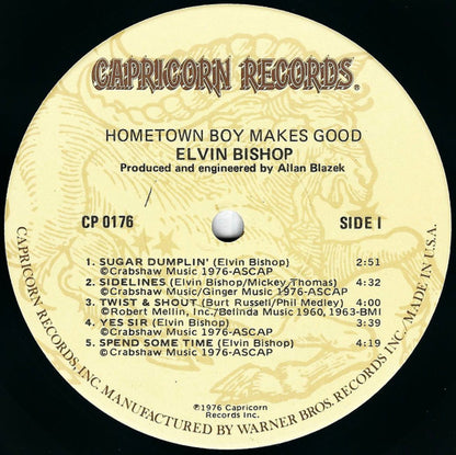 Hometown Boy Makes Good! | Near Mint (NM) Very Good Plus (VG+) - BLUES / USED *NEAR MINT*