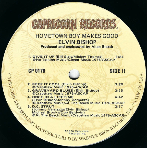 Hometown Boy Makes Good! | Near Mint (NM) Very Good Plus (VG+) - BLUES / USED *NEAR MINT*