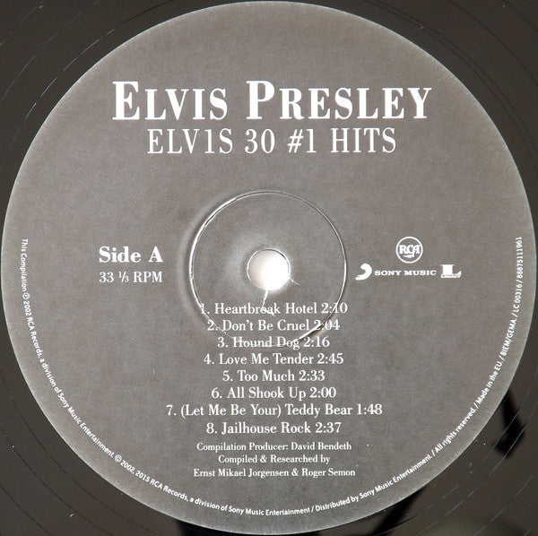 ELV1S 30 #1 Hits | Mint (M) Mint (M) - ROCK *SEALED*