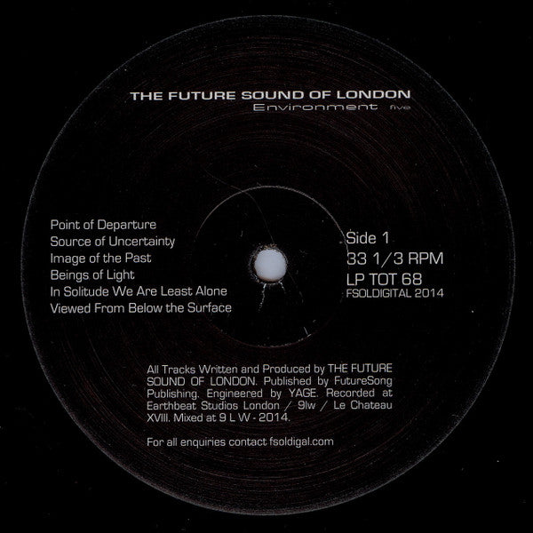 The Future Sound Of London Environment Five LP Mint (M) Mint (M)