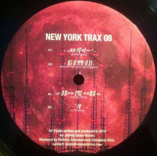 ._ \ • / _. EON New York Trax 08 New York Trax 12" Mint (M) Generic