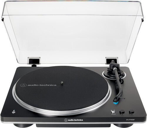 Audio Technica AT-LP70XBT-BS Turntable Fully Automatic Bluetooth Wire) | - EQUIPMENT *NEW*
