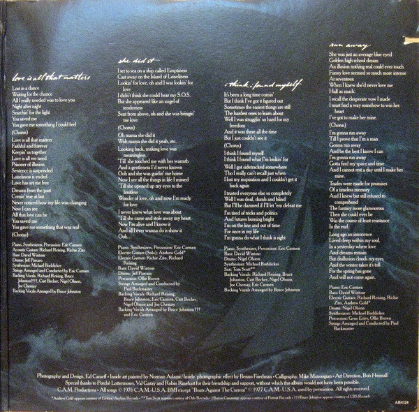 Boats Against The Current | Very Good Plus (VG+) Near Mint (NM) - ROCK / USED *VERY GOOD+*