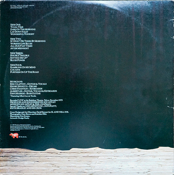 Eric Clapton Just One Night RSO 2xLP, Album, 16 Near Mint (NM or M-) Near Mint (NM or M-)
