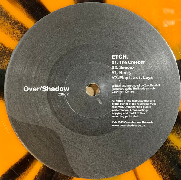 Etch (4) The Creeper EP Over/Shadow 12", Ora Mint (M) Mint (M)