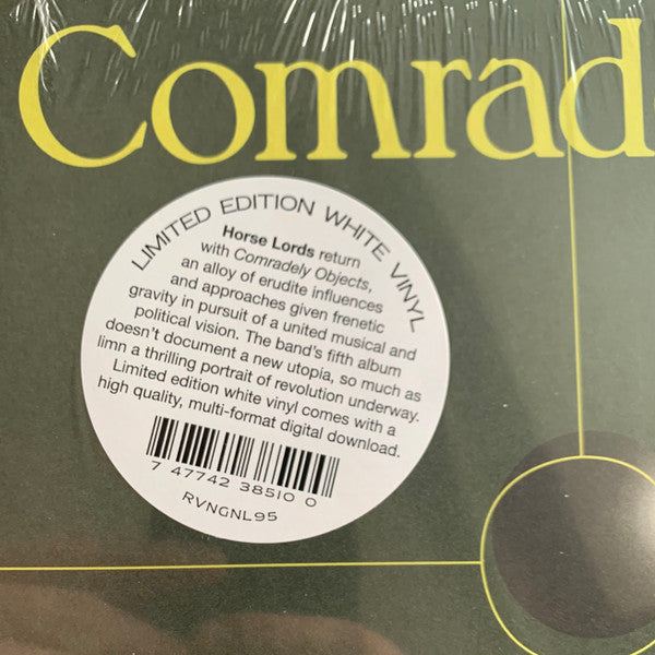 Comradely Objects (Ltd White VInyl) | Mint (M) Mint (M)