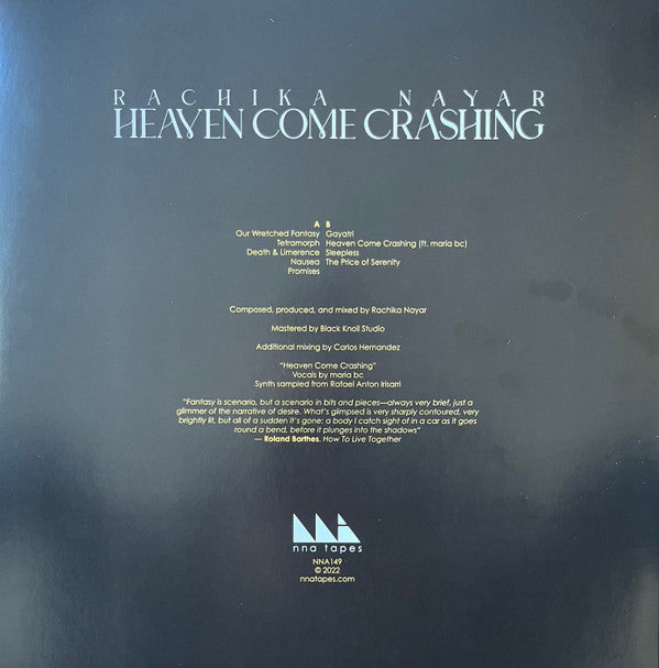 Rachika Nayar - Heaven Come Crashing | Mint (M) Mint (M) - AMBIENT *SEALED/COLOR*