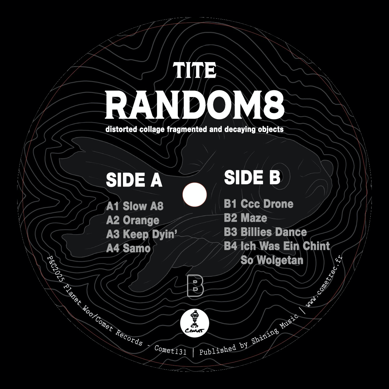 (PRESALE 5/4/26) Random 8 : distorted collage fragmented and decaying objects (VINYL) | Mint (M) Mint (M) - EXPERIMENTAL *NEW*