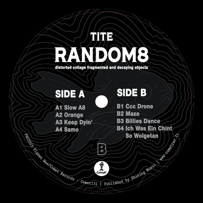 (PRESALE 5/4/26) Random 8 : distorted collage fragmented and decaying objects (VINYL) | Mint (M) Mint (M) - EXPERIMENTAL *NEW*