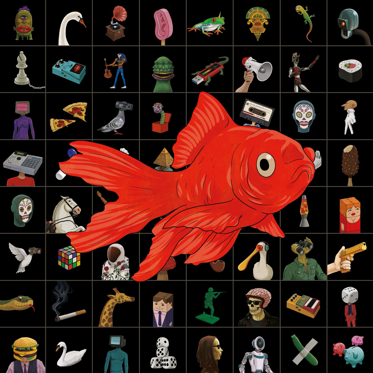 (PRESALE 5/4/26) Random 8 : distorted collage fragmented and decaying objects (VINYL) | Mint (M) Mint (M) - EXPERIMENTAL *NEW*