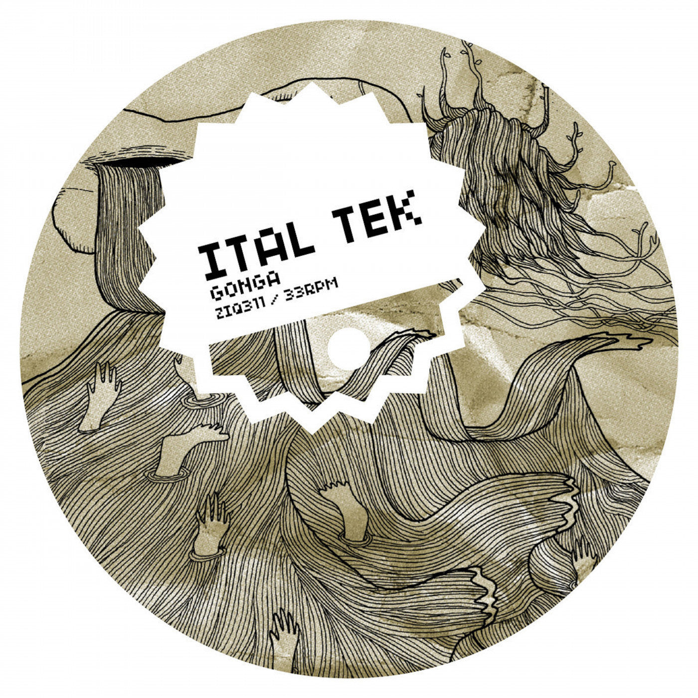 Ital Tek - Gonga - 12" (Vinyl) | Mint (M) Mint (M) - EXPERIMENTAL *NEW*