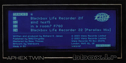 Blackbox Life Recorder 21f / In A Room7 F760 (VINYL) | Mint (M) Mint (M) - EXPERIMENTAL *NEW*