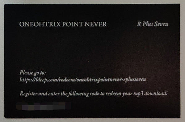 R Plus Seven (2x VINYL) | Mint (M) Mint (M) - EXPERIMENTAL *NEW*