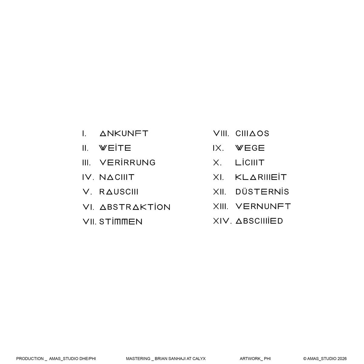 AMAS x Frithjof-Martin Grabner - SRDGN x LPZG (VINYL 2xLP Amas_Studio AMAS006) | NEW Mint (M) Mint (M) - EXPERIMENTAL *NEW*