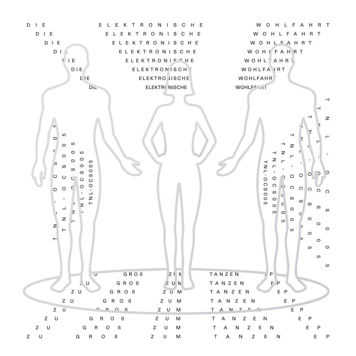 Die Elektronische Wohlfahrt - (PRESALE 9/28/26) Zu Gross Zum Tanzen (VINYL 12" Tonal Oceans) | NEW - EXPERIMENTAL *NEW*
