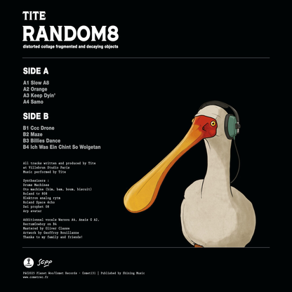 (PRESALE 5/4/26) Random 8 : distorted collage fragmented and decaying objects (VINYL) | Mint (M) Mint (M) - EXPERIMENTAL *NEW*