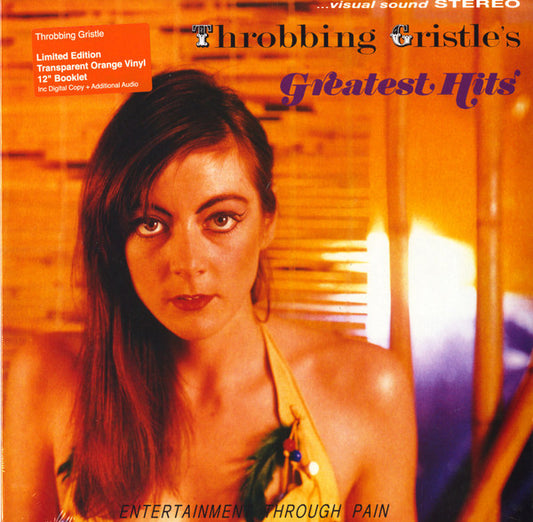 Throbbing Gristle - Throbbing Gristle's Greatest Hits (Entertainment Through Pain)(ORANGE VINYL LP Mute TGLP7) | NEW - EXPERIMENTAL *SEALED/COLOR*