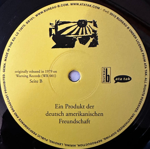 Deutsch Amerikanische Freundschaft - Produkt Der Deutsch-Amerikanischen Freundschaft (VINYL LP) | Mint (M) Mint (M) - EXPERIMENTAL *SEALED*