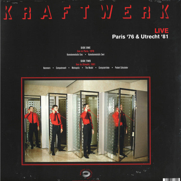 Kraftwerk Live - Paris '76 & Utrecht '81 LP Mint (M) Mint (M)