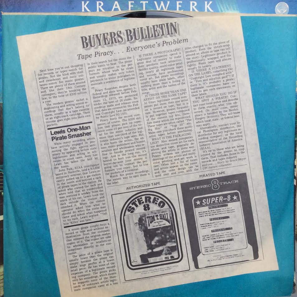 Autobahn (VINYL) | Excellent (EX) Very Good Plus Plus (VG++) - EXPERIMENTAL / USED *EXCELLENT*