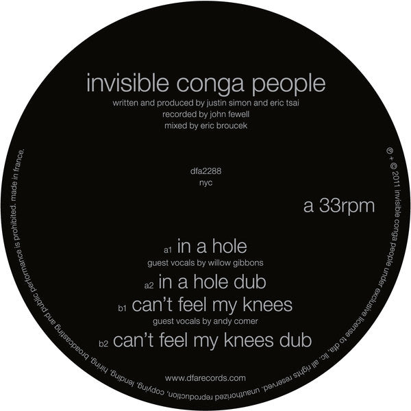 In A Hole (12" VINYL) | Near Mint- (NM-) Generic - EXPERIMENTAL / USED *NEAR MINT-*