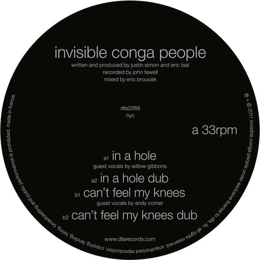 In A Hole (12" VINYL) | Near Mint- (NM-) Generic - EXPERIMENTAL / USED *NEAR MINT-*