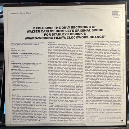 Walter Carlos' Clockwork Orange (VINYL) | Near Mint (NM) Excellent (EX) - EXPERIMENTAL / USED *NEAR MINT-*